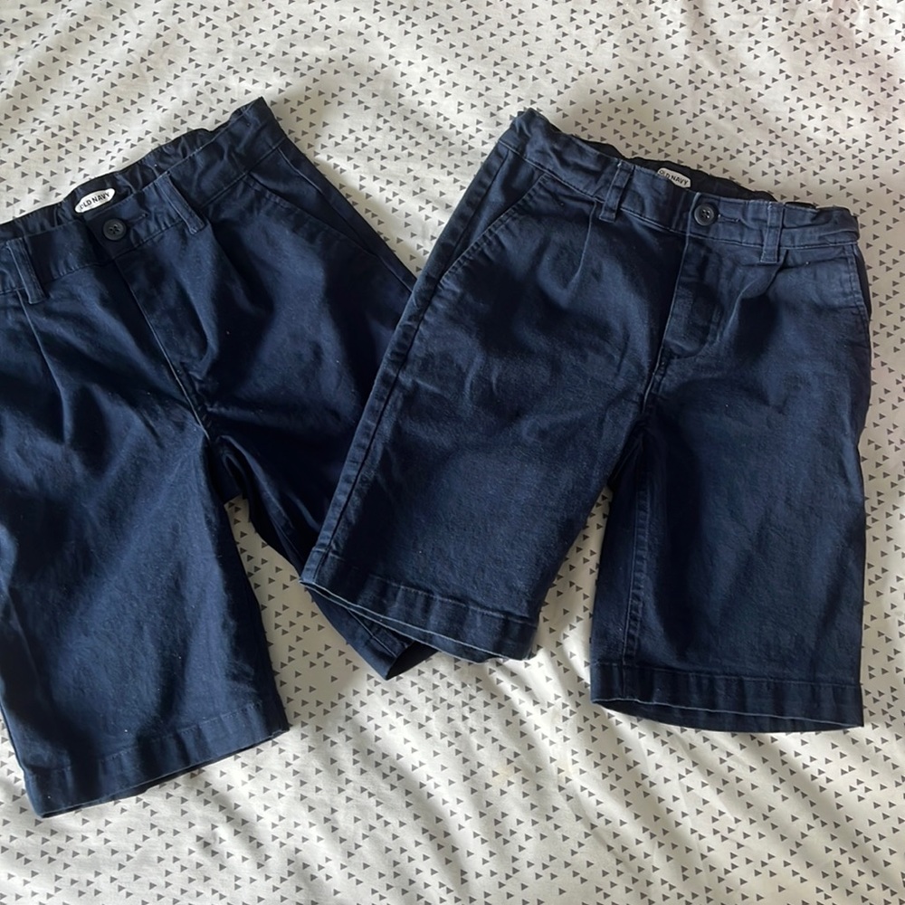 2 pair of Navy blue uniform shorts